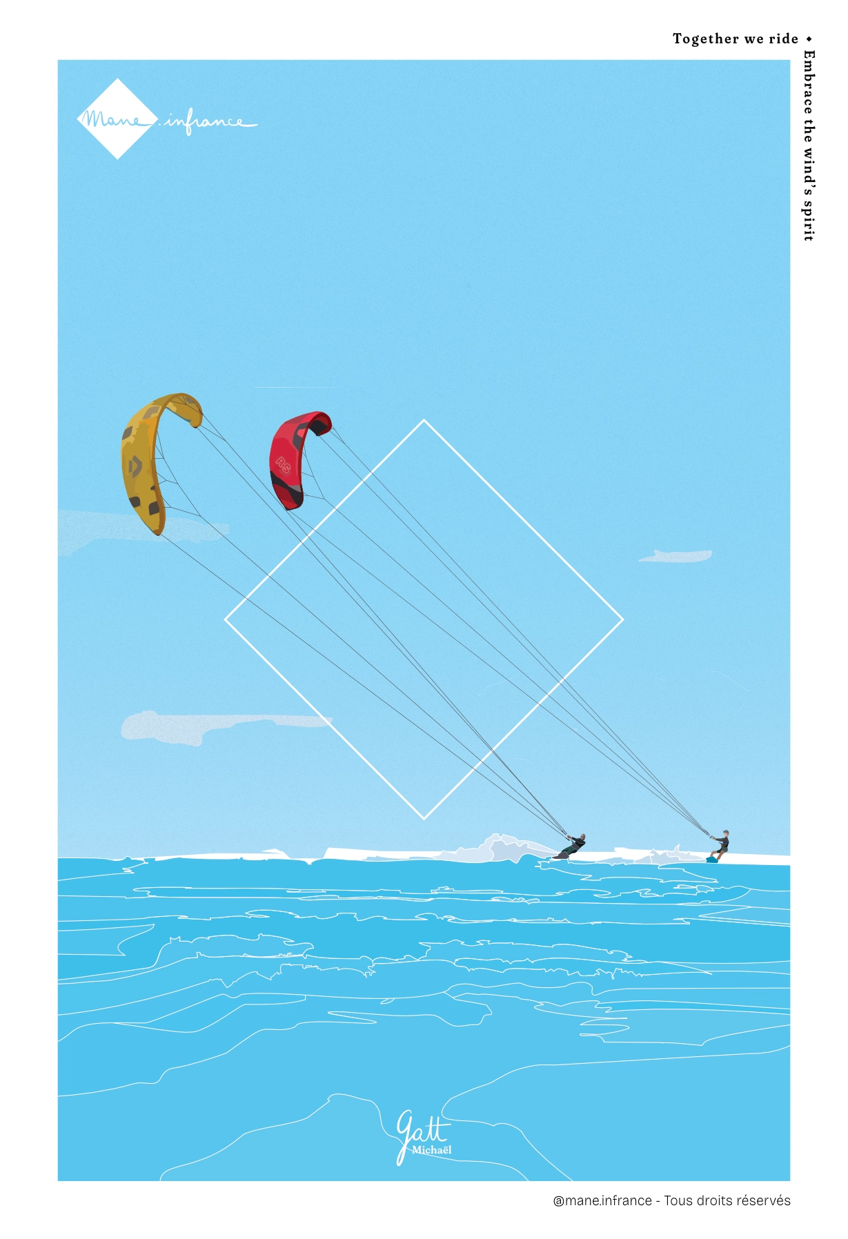Carte postale - Together we ride – Image 2