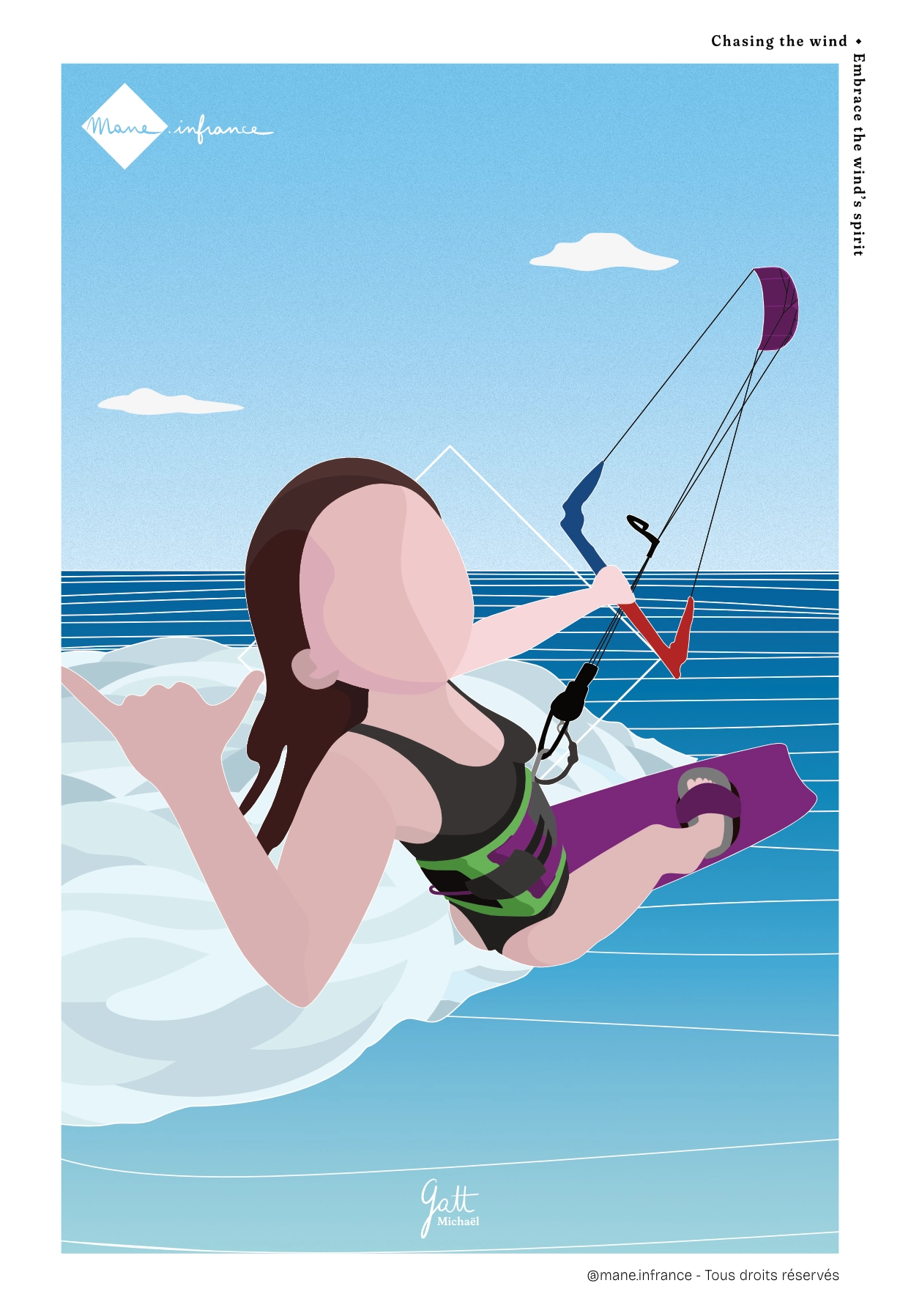 Carte postale - Chasing the wind – Image 2