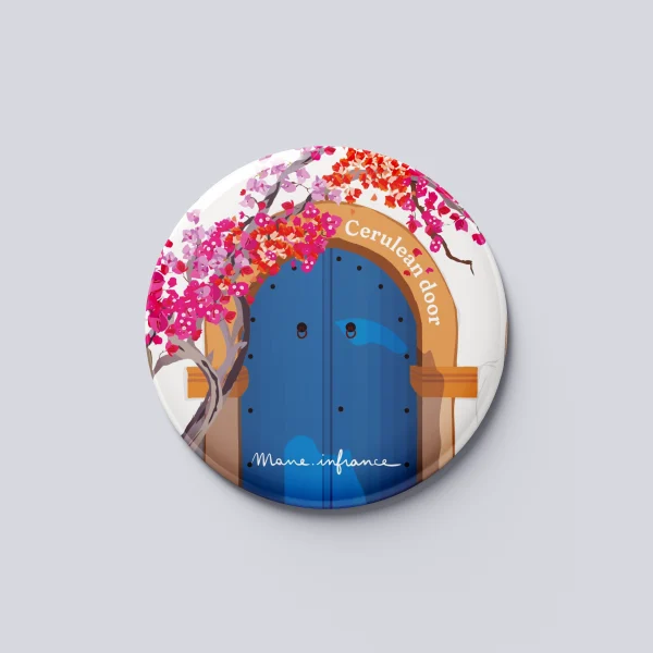 Magnet Métal - Cerulean door