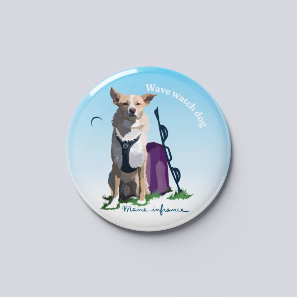 Magnet Métal - Wave watch dog