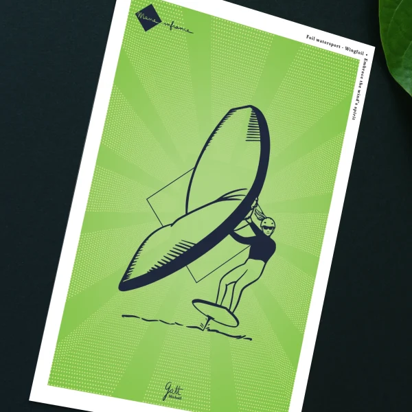 Carte postale - Wingfoil