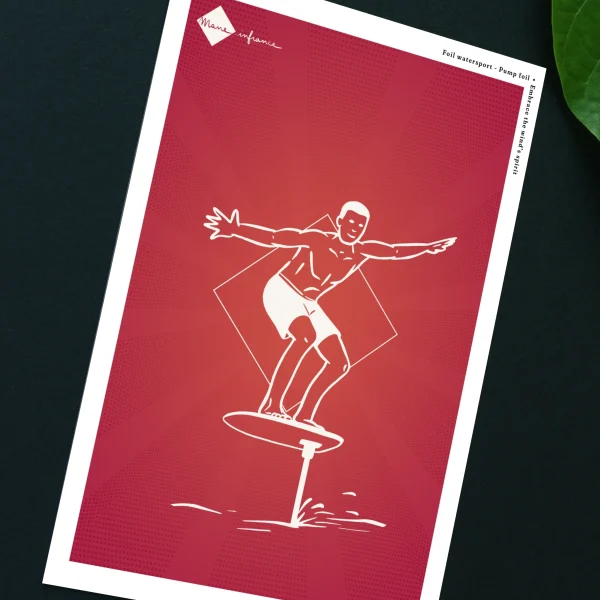 Carte postale - Pump foil