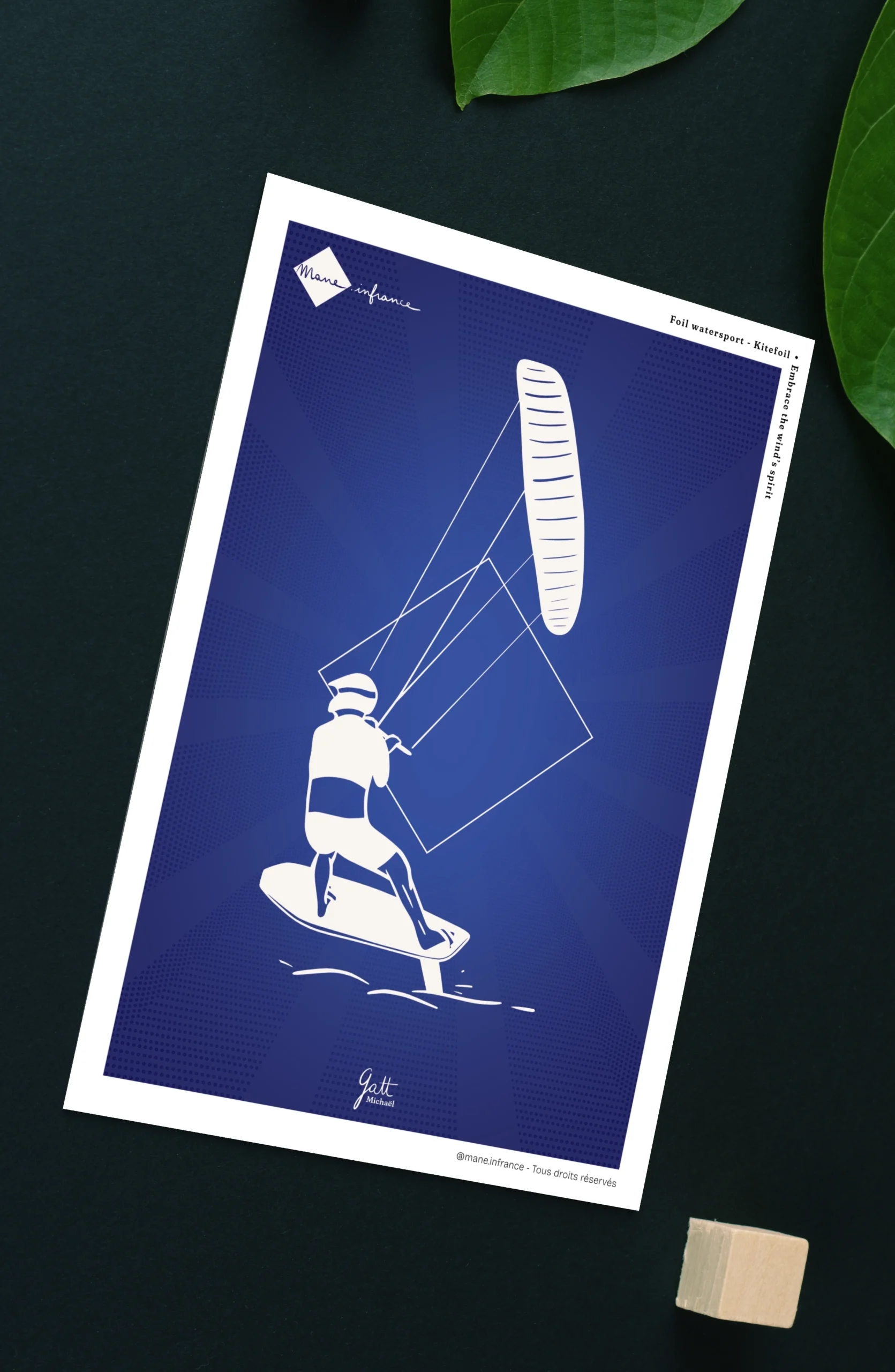 Carte postale - Kitefoil