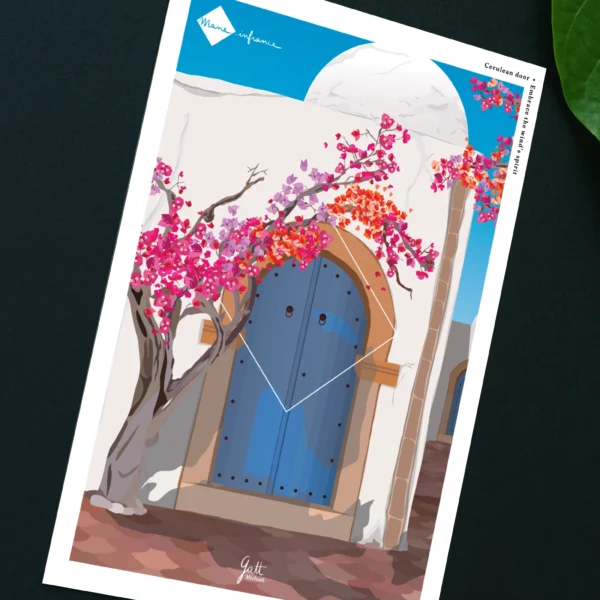 Carte postale - Cerulean door